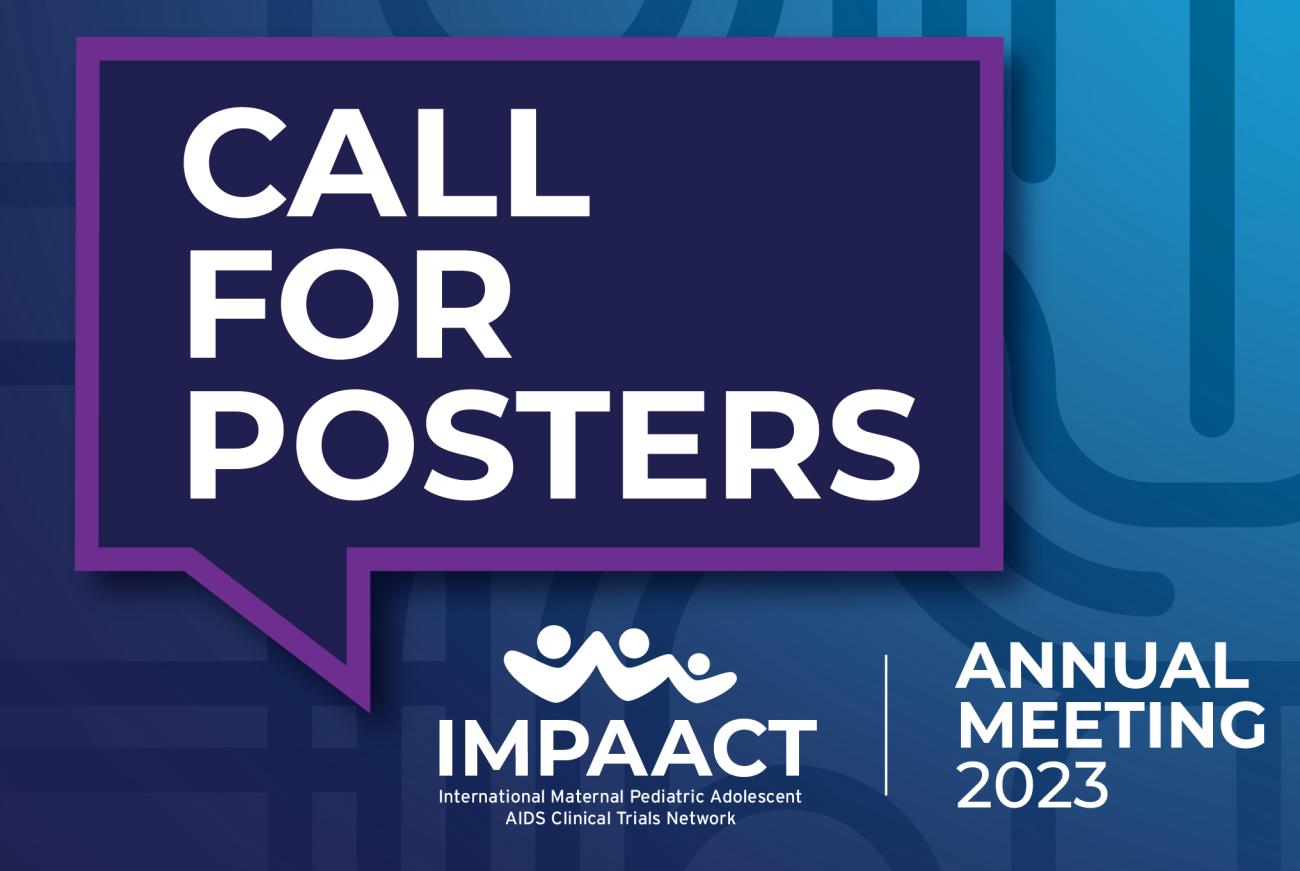 Call For Posters IMPAACT Annual Meeting 2023 IMPAACT